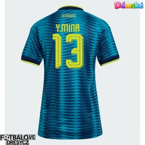 Kolumbie Yerry Mina #13 Dámské Venkovní Dres MS 2026 Krátký Rukáv